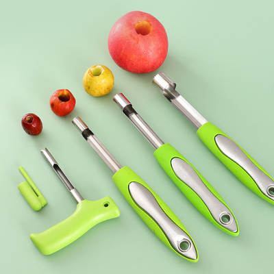 Labor-saving sand fruit corer hawthorn corer artifact multifunctional corer jujube apple corer four-piece set