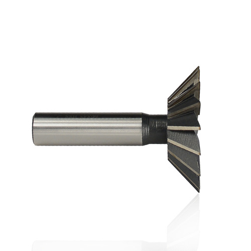 Cross-border new model dovetail milling cutter 45 55 60 degree CNC planer straight handle high speed steel end mill wholesale