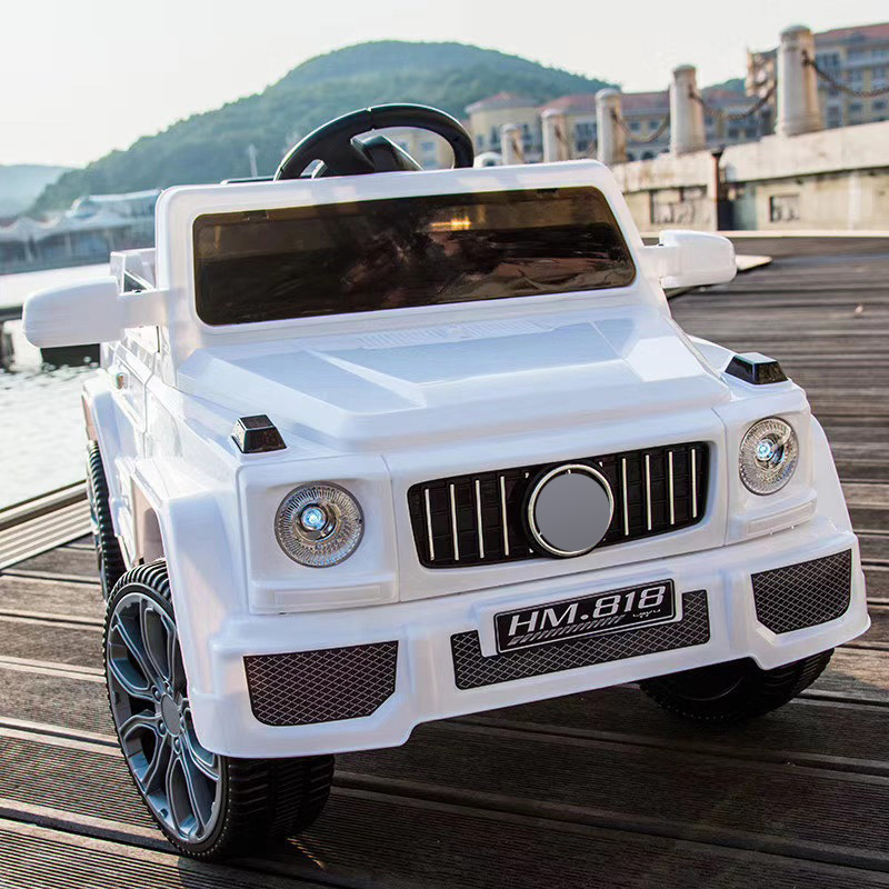 Coche eléctrico para niños portátil bebé auto-conducción coche de juguete Vehículo todoterreno de cuatro ruedas para niños cochecito recargable doble unidad