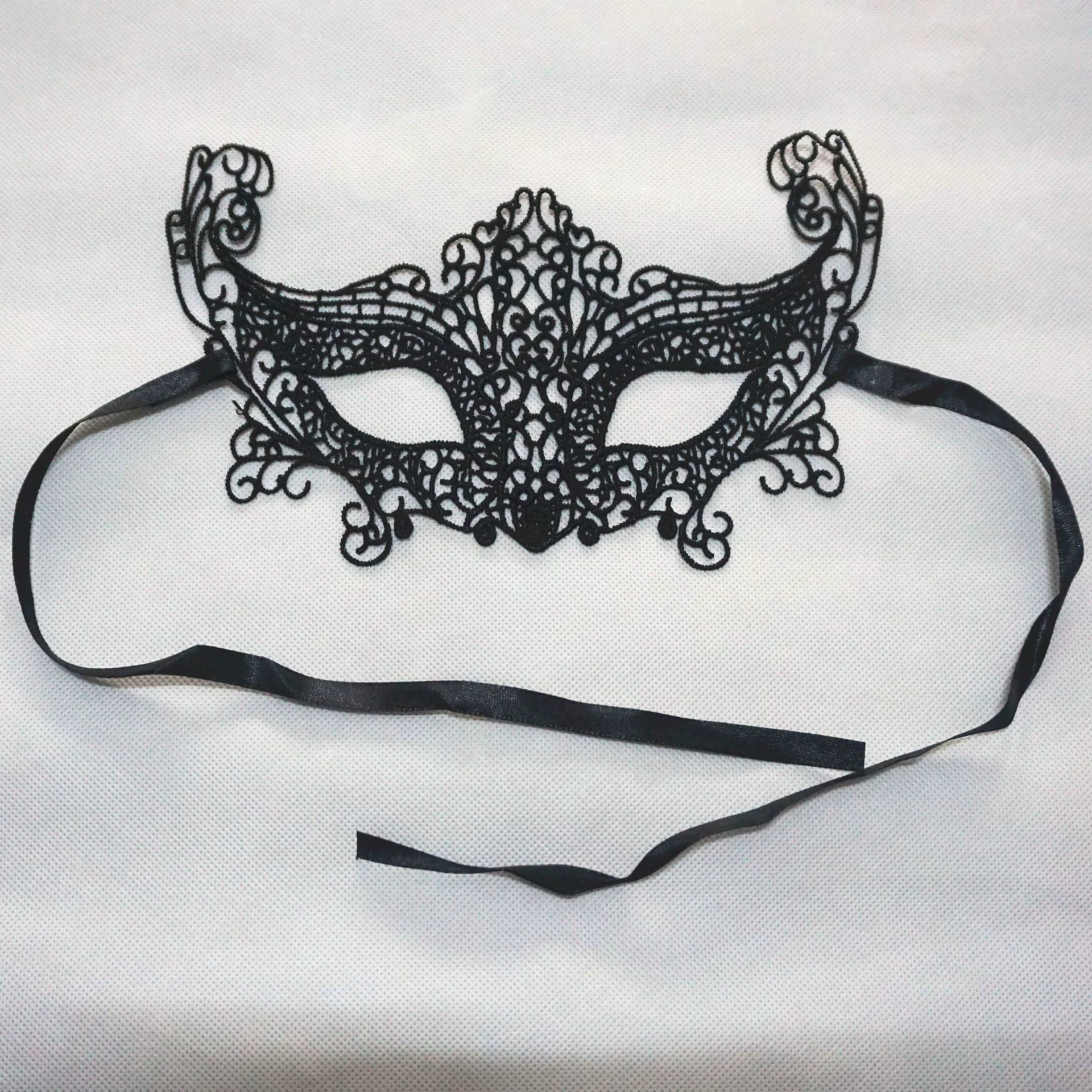 Черная кружевная маска королевы, маскарадная маска принцессы для вечеринки, ежегодное собрание, маска красоты, полумаска для глаз, маска для глаз, секс-игрушка