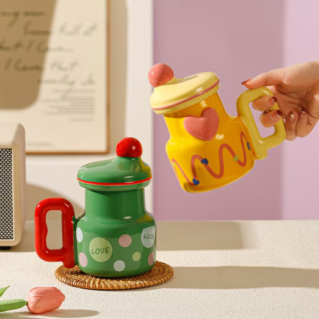 Taza linda y divertida Taza de alto valor y gran capacidad para niños, amigos y hermanas Regalos para parejas Taza de regalo