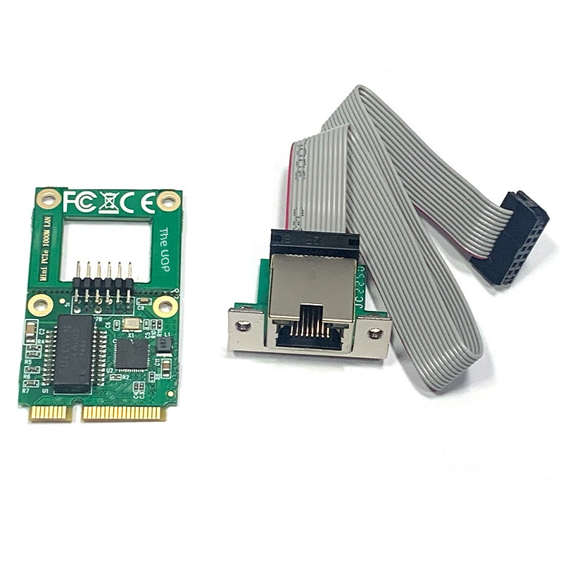 MINI PCI гигабитная сетевая карта Ethernet адаптер MSI RJ45 настольного компьютера применимо