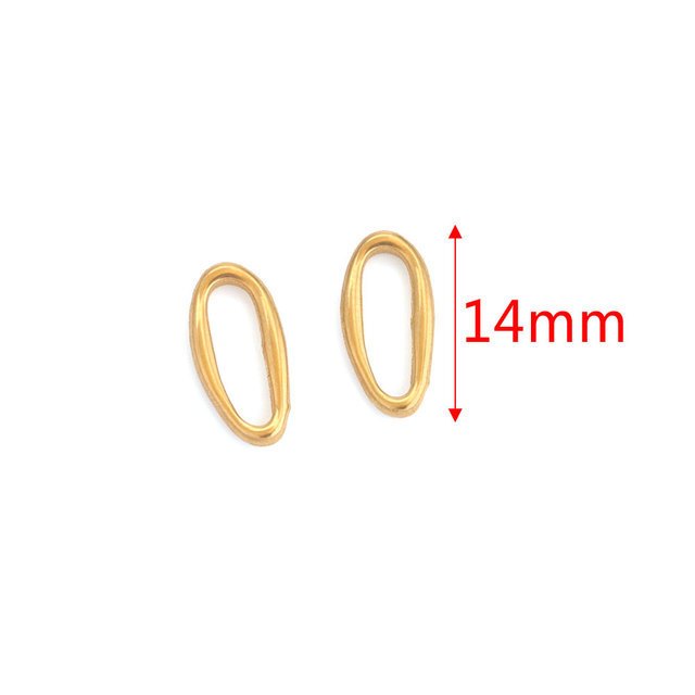 De Acero inoxidable geométrica conector joyería haciendo encontrar pendientes suministros DIY joyería círculo accesorios encanto al por mayor