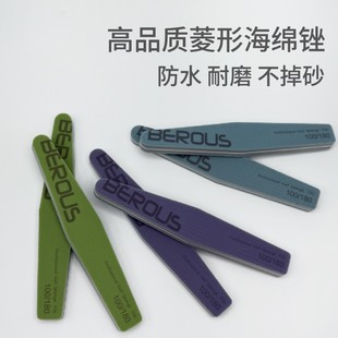 Waterproof and Wear-Resistant Sponge File for Nail Polishing, Non-Shedding Sanding Nail File, Multi-Faceted Polishing