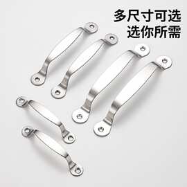 不锈钢门拉手柜门窗把手抽屉明装木门老圆头拉手家具实芯拉手简易