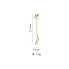 12cm leaf fork-gold