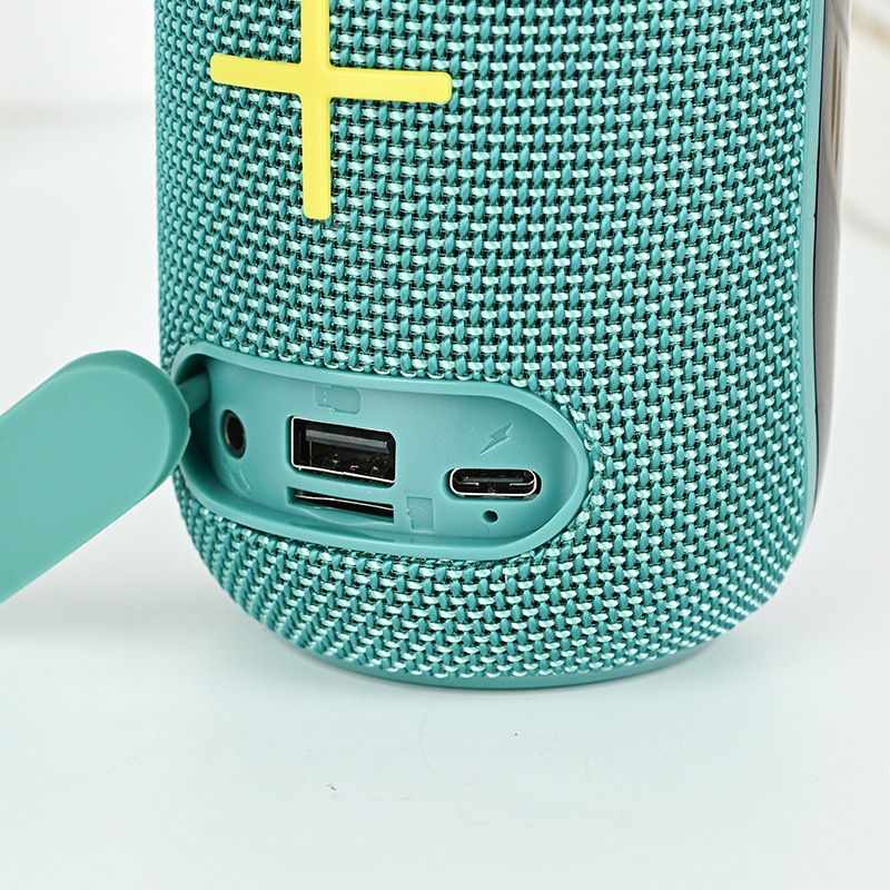 新型tg384miniカラフルライト屋外twsピル型Bluetoothスピーカー布製スピーカーミニポータブルギフトスピーカー|undefined