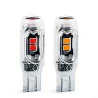 Подсветка номерного знака T10 2835 3030 5smd светодиодная лампа для автомобиля 5W5 с бесступенчатым декодированием, лампа для индикатора ширины автомобиля
