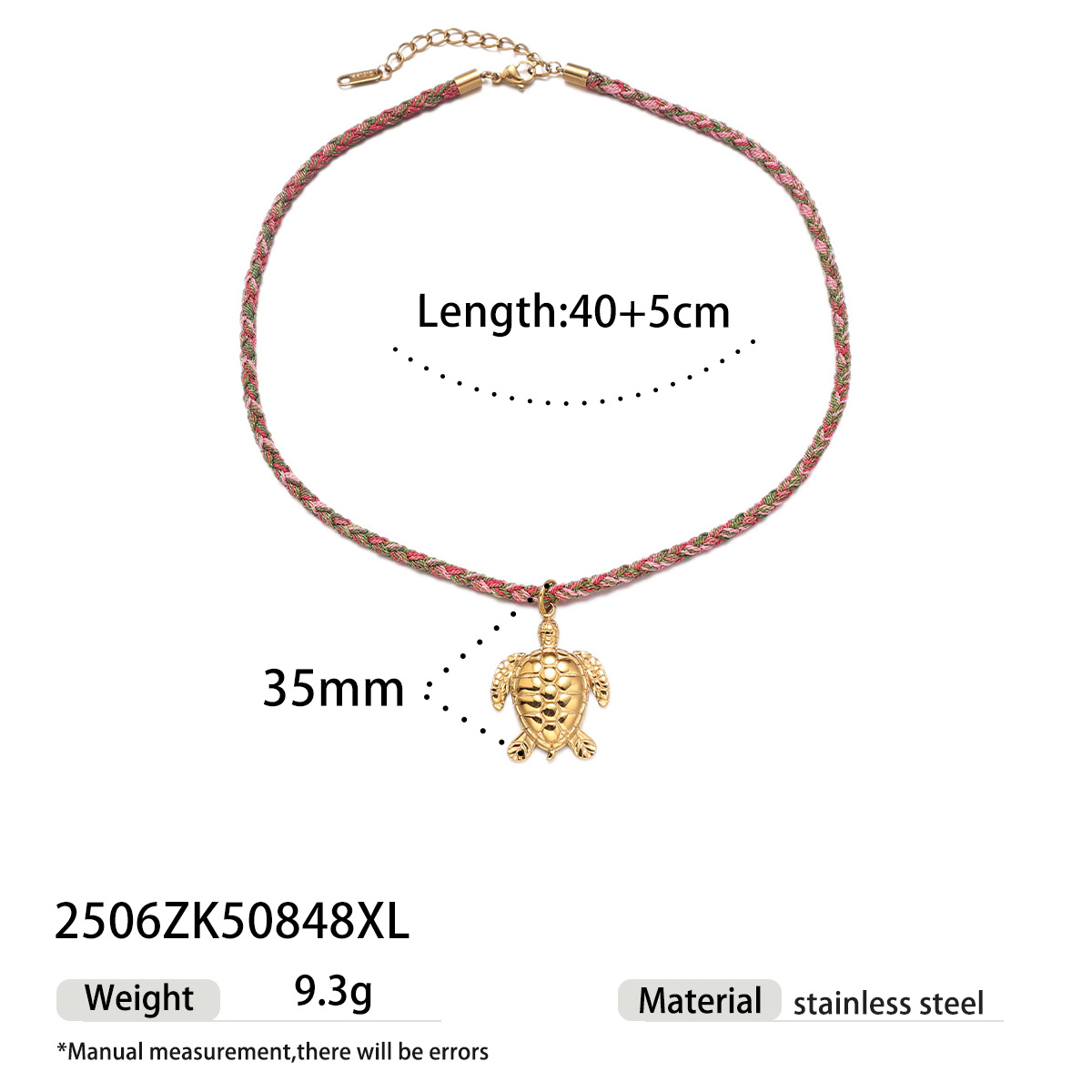 Tiana Europa y América collar de acero inoxidable dulce y cool chica caliente viento de playa marina cuerda gruesa trenzada cadenas de clavículas transfronterizas ventas calientes mujeres