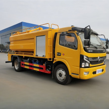 国六 东风多利卡6方小型清洗吸污车 6吨高压清洗疏通多功能吸污车