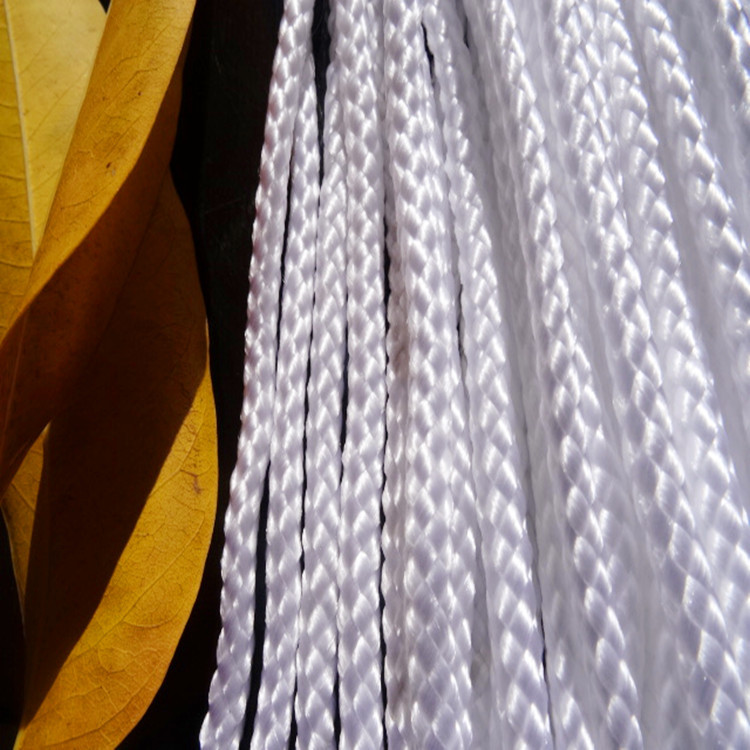 丙纶绳野营帐篷绳帐篷拉绳厂家批发 白色彩色帐篷拉绳