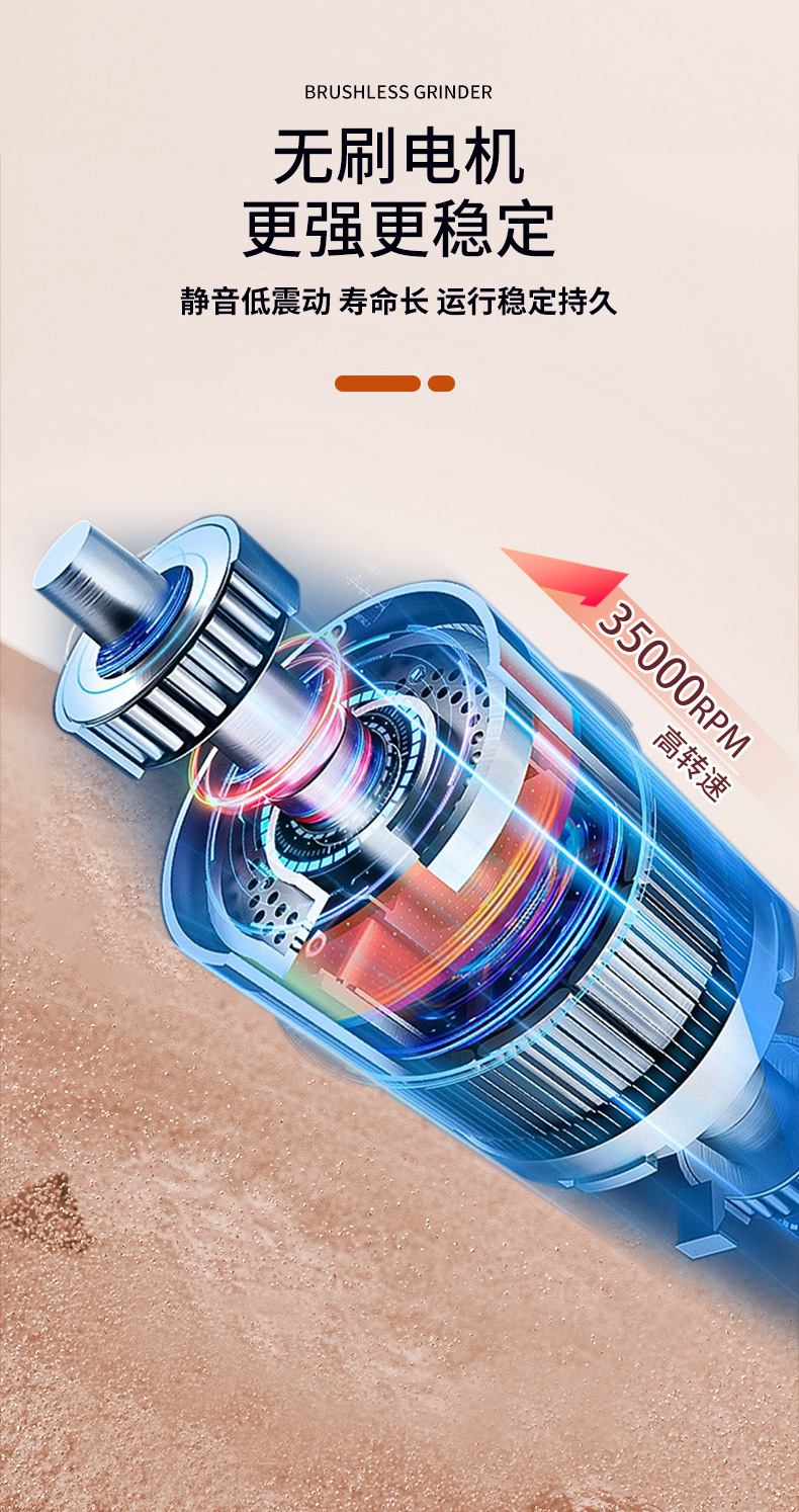 New P30 Cordless Battery Nail Polisher 35000 rpm Rechargeable Portable Electric Polisher Nail Remover