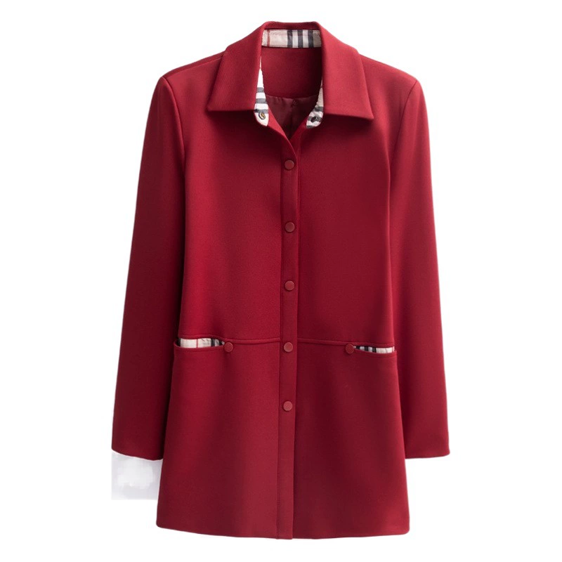 Специальное толстое пальто Mother Plus Fat Plus Size на весну и осень, новое пальто в иностранном стиле для женщин среднего и пожилого возраста, 200 кг