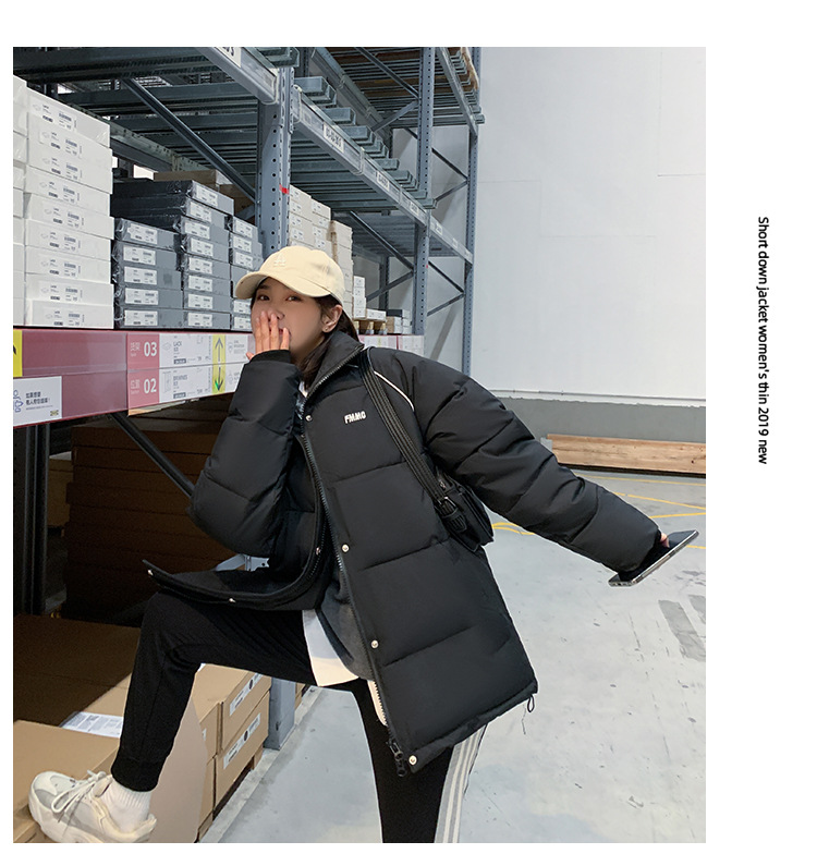 Invierno 2023 nuevo estilo coreano falso de dos piezas de algodón grueso ropa de moda de algodón de mujer pan largo chaqueta de algodón