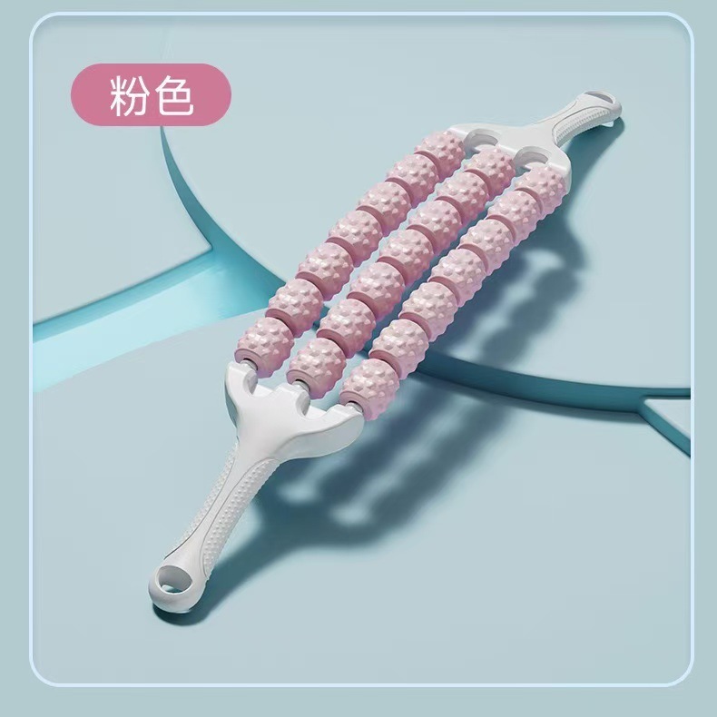 卸売 3 列曲げ可能な子供用マッサージスティックヨガマチーナロング感覚統合高トレーニング筋肉リラクゼーションローラーシャフト|undefined