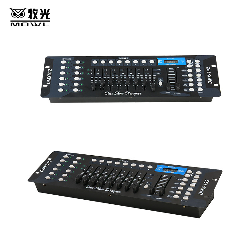 192 consola DMX512 controlador consola de iluminación de boda consola de luz par consola pequeña consola de luz de escenario