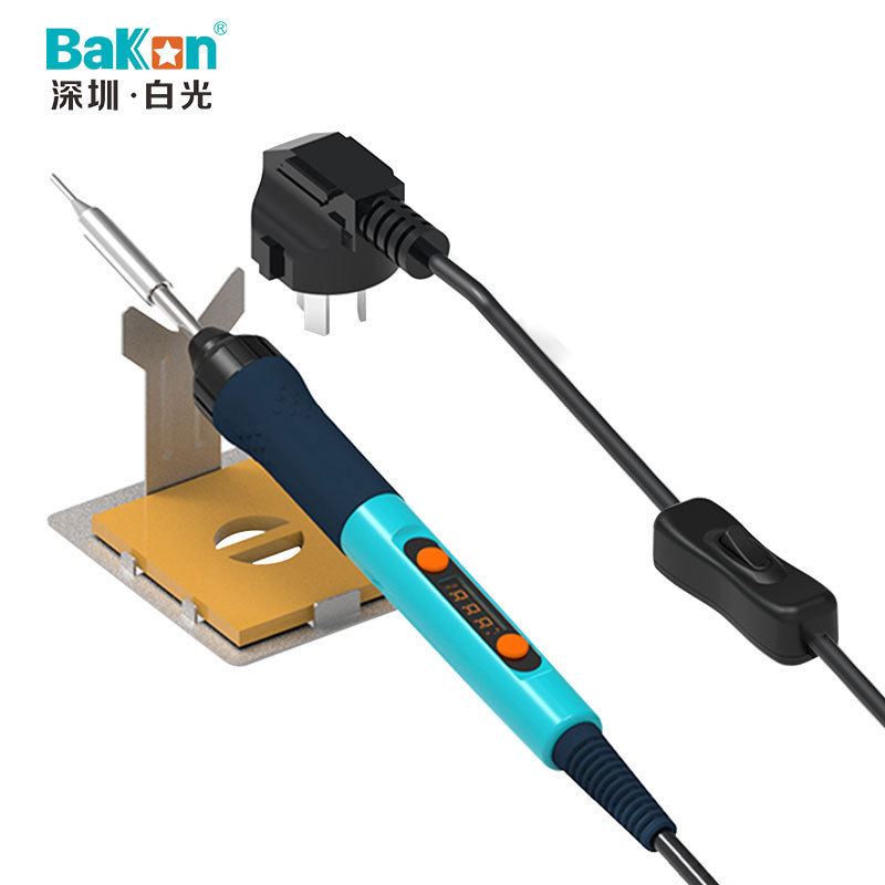 白光BK607恒温电烙铁独立开关直插式焊台内热式焊锡焊笔零件维修