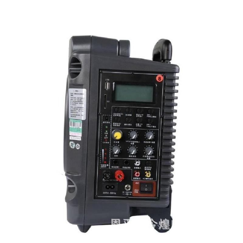 방화 SH-712 모바일 야외 스퀘어 댄스 오디오 8 인치 배터리 고출력 풀로드 스피커 원격 블루투스