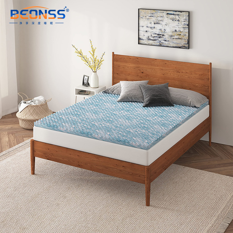 Egg crate mattress, ventilated winding foam, suitable for relieving pressure and reducing heat and moisture accumulation at night