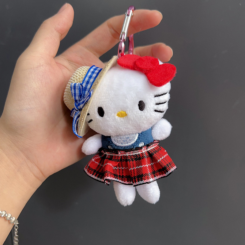 超萌学妹kitty公仔包挂件卡通可爱毛绒玩偶钥匙扣送女生礼物|undefined