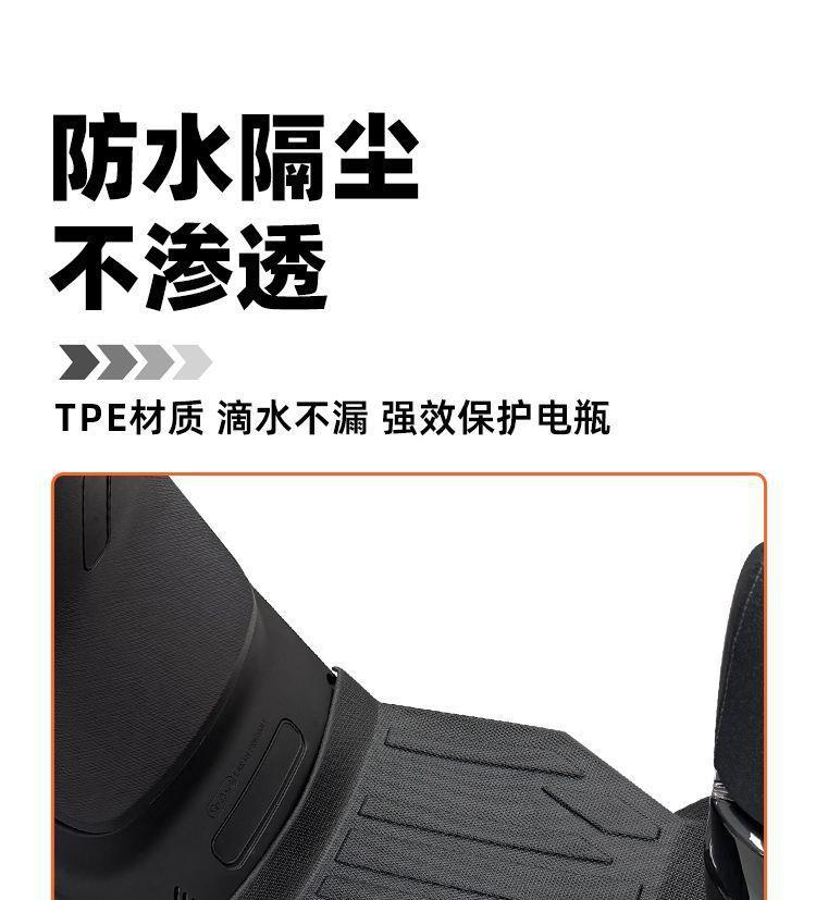 Suitable for electric vehicle Niu MT foot mats La/Li/Play, fully enclosed waterproof modified TPE foot mat accessories