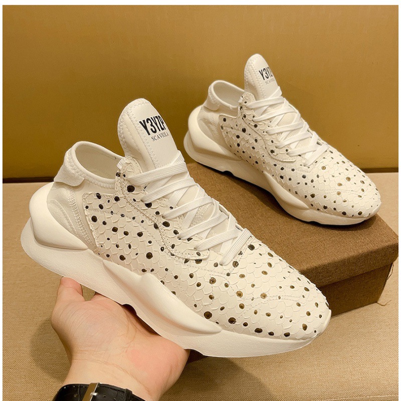 White summer trend comfortable universal thin low breathable shoes…