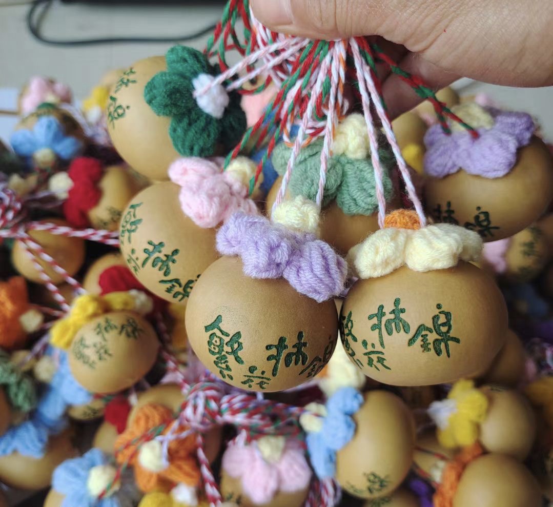 꽃 감 브로케이드 (울 컬러 랜덤)