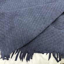 1.0CM条宽牛反绒编织牛皮家私用手工编织整张牛皮