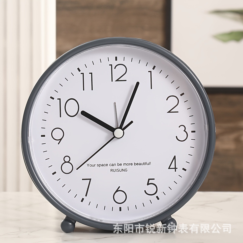 Fábrica directa de niños de cabecera encantadores estudiantes simples con un nuevo reloj de aprendizaje de disco claro reloj de despertador silencioso