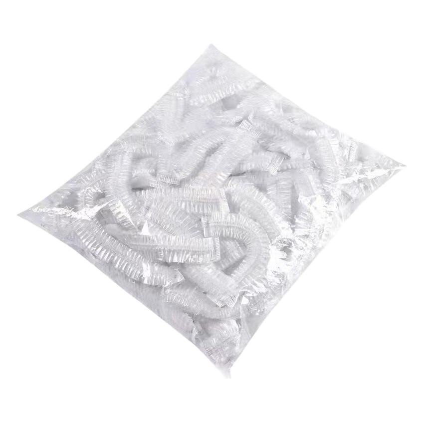 Cubierta de envoltura de plástico desechable 100 sobras envoltura de plástico cubierta sellada refrigerador conservación de alimentos vajilla cubierta de polvo