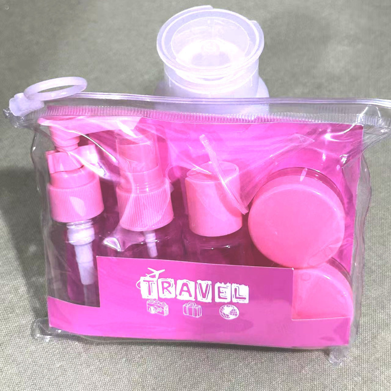 ポータブルトラベルボトルセット プッシュ式化粧品・スキンケア用品 フェイスクリーム・水乳液サンプル 空ボトル スプレーボトル|undefined