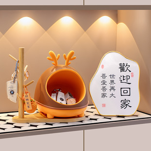 Youyao Housewarming Gift Ornaments Home Decoration Entrance Key Storage Entry Shoe Cabinet Storage Rack Living Room Desktop Storage