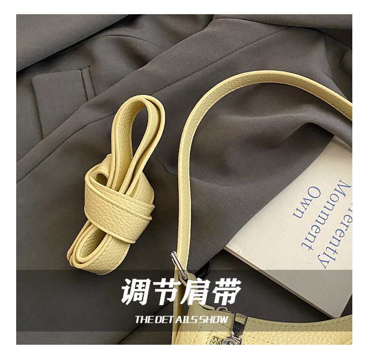 Underarm trendy and fashionable dumpling bag for women, simple and versatile Korean style single-shoulder bag, 2025 new niche design crossbody bag undefined
