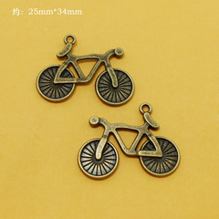 自行車摩托車模型 鑰匙圈手鐲掛墜 DIY飾品配件 手工手鍊項鍊製作