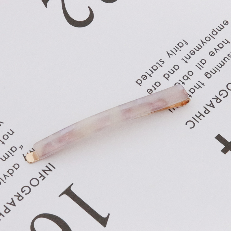 6cm一字夹幻彩紫色