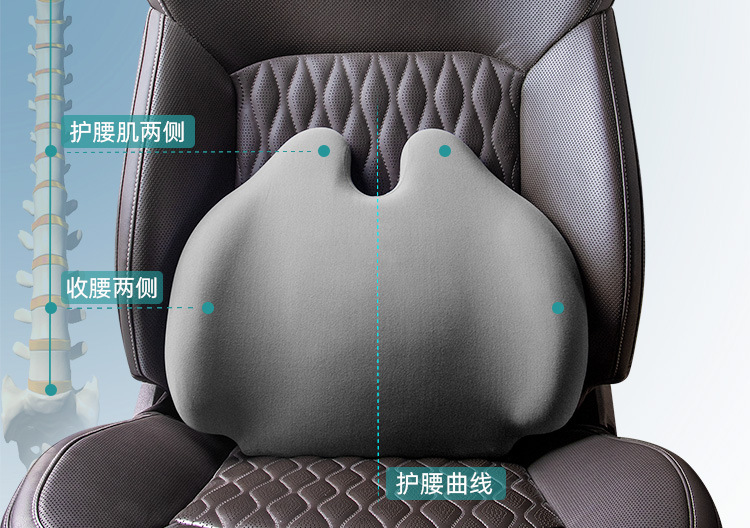 Car Headrest Neck Pillow Memory Foam Car Cushion Car Neck Support Pillow In-Car Cushion Pillow for Driver and Passenger Cervical Spine