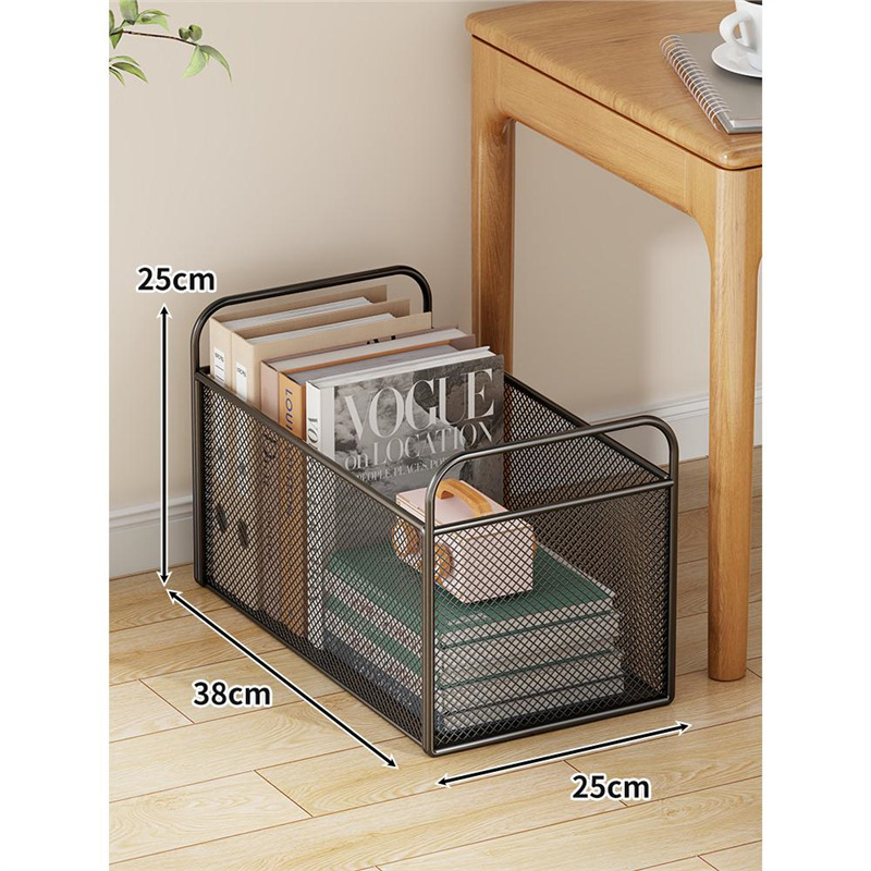 Caja de almacenamiento de libros Cesta de almacenamiento de libros extracurriculares móviles debajo del escritorio Caja de almacenamiento de libros