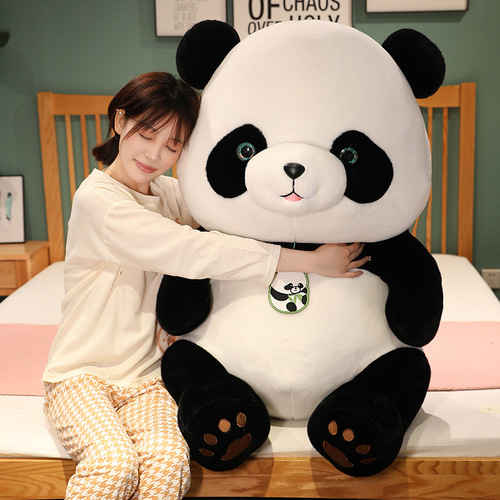 New cute giant panda mascot plush doll creative children birthday gift cute toy wholesale