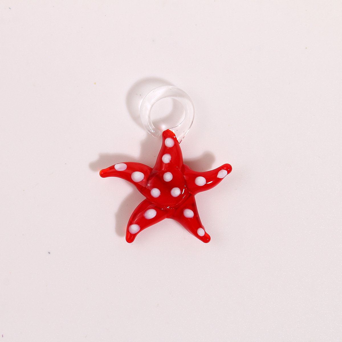 12g Weight Pendant Jewelry Making Type 35*30mm Jewelry Making Size DIY Jewelry Accessories Classification 1 Piece Quantity Glass Material Starfish Pattern IG Style Style 1 Piece 35*30mm Glass Starfish DIY Jewelry Accessories Pendant 14