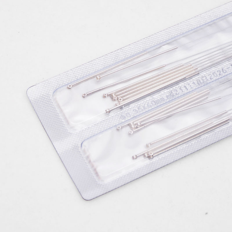 華侑牌鍼灸用針医療用銀針セットは非使い捨て漢方医伝統鍼灸針を再利用する|undefined