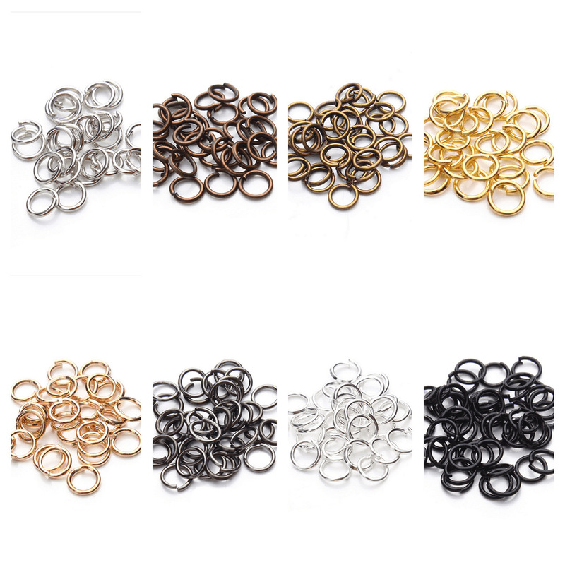 Cross-border hot metal open ring ring ring hand diy jewelry accessories wholesale