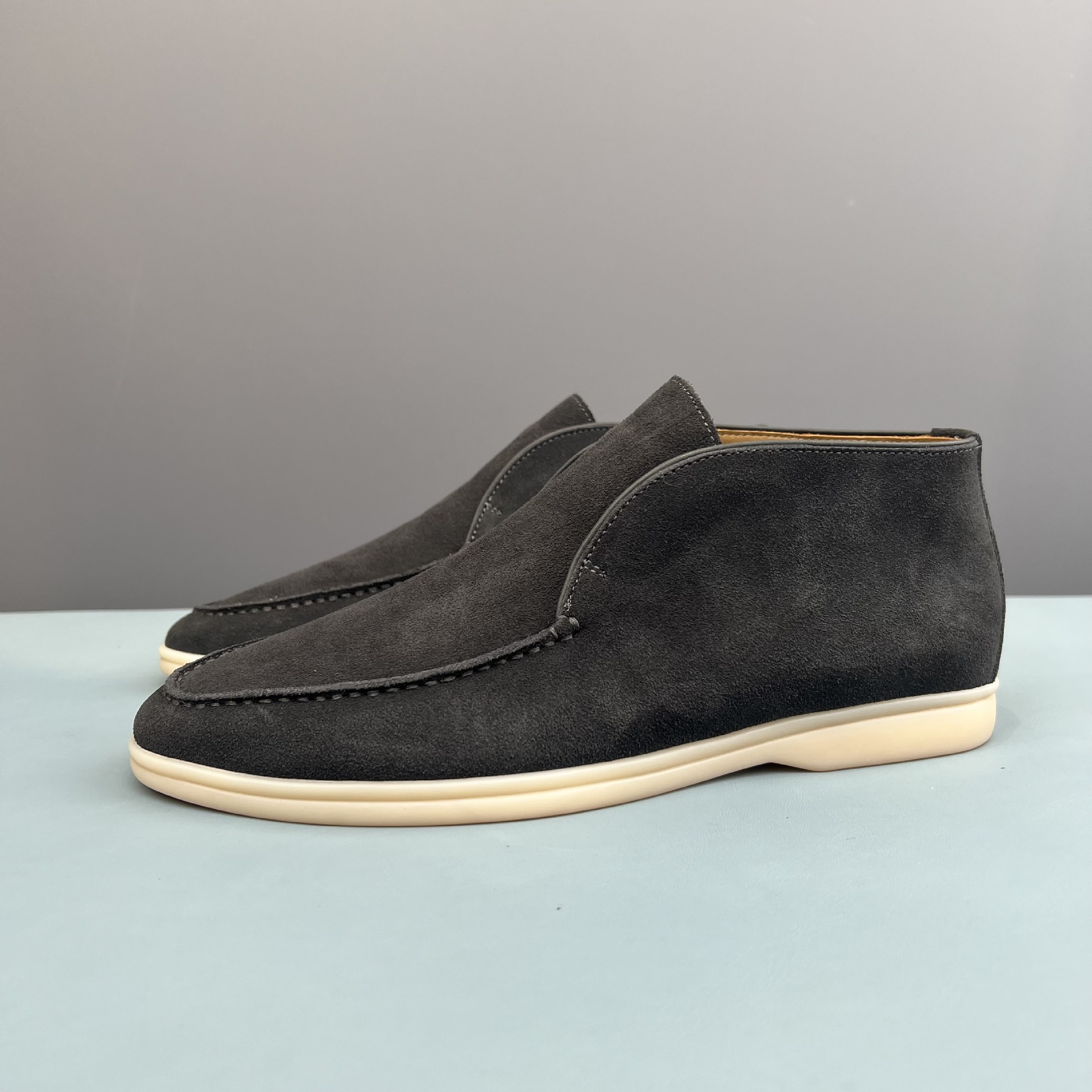 Mocasines Noyo Pianya Open Walk Zapatos casuales sin cordones de cuero genuino LP para hombre Noyo Pianya