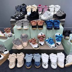 新款面包鞋Curb厚底拼色德训鞋时尚情侣老爹鞋系带男女跑步休闲鞋