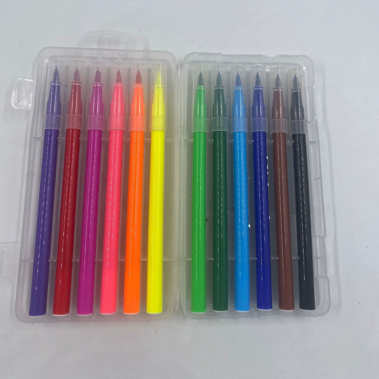 Soft writing brush water based, watercolour, crayons, set, gradient, scheduler