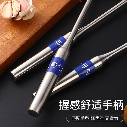 Wholesale stainless steel canteen spoon kitchen cooking spoon chef's special frying spoon serving spoon plus long handle large spoon