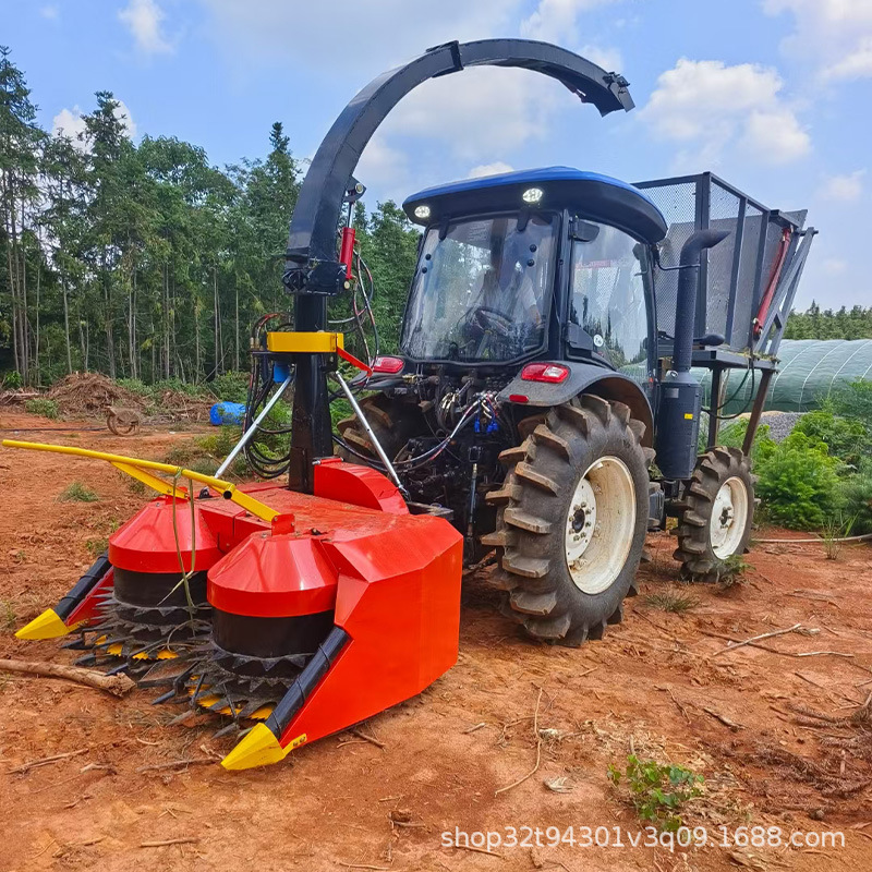 Disc Wheel Type Green Storage Machine Small Grass Harvester Corn Stalk Green Storage Machine