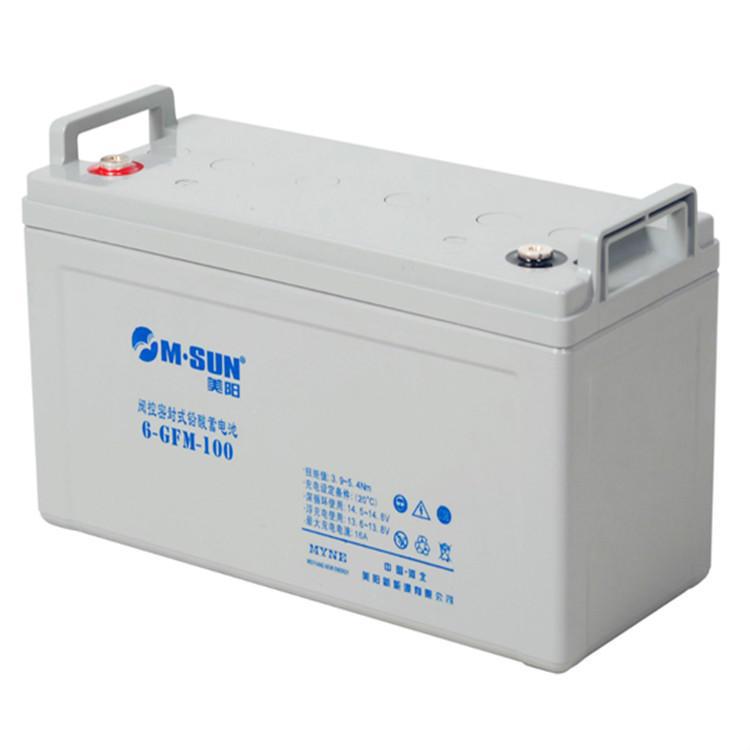 美阳M.SUN蓄电池6-GFM-100 12V100AH阀控式密封铅酸蓄电池UPS电源