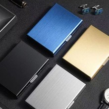 不锈钢高档金属卡包防磁防盗刷男女钱包爸爸超薄迷你银行卡盒卡片