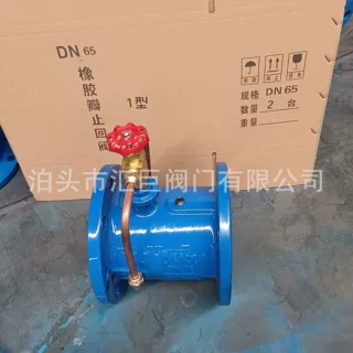 微阻缓闭蝶式止回阀 HH48X/HH49X 球墨铸铁法兰式止回阀