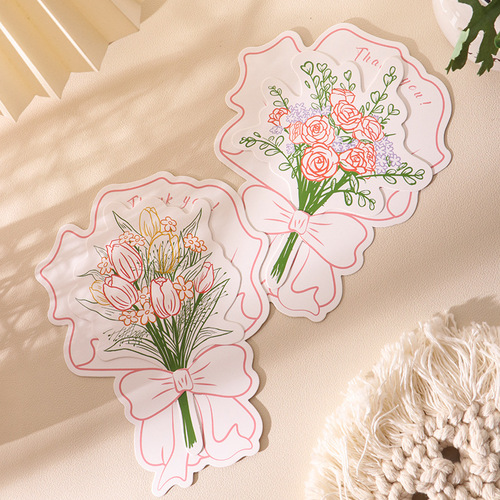 Blessing Bouquets for March 8th Women's Day, Greeting Cards, Small Cards, Birthday Cards, Wedding Favors, Gift Boxes, Thank You Cards